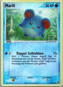 Pokémon-Karte Marill 68/100 EX Sandsturm