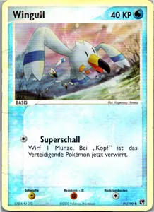 Pokémon-Karte Wingull 84/100 EX Sandsturm