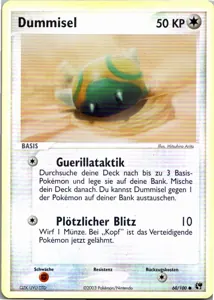 Pokémon-Karte Dummisel 60/100 EX Sandsturm