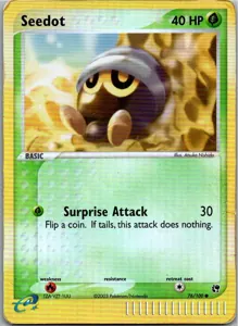 Pokémon-Karte Seedot Samurzel 76/100 EX Sandsturm