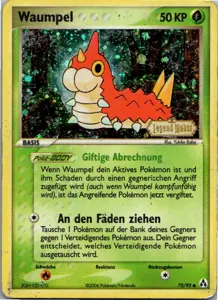 Pokémon-Karte Waumpel 70/92 EX Legend Maker