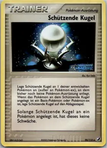 Pokémon-Karte Schützende Kugel 90/115 EX Verborgene Mächte