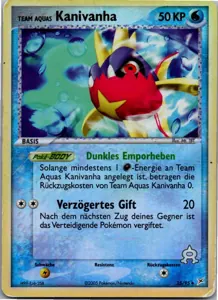 Pokémon-Karte Kanivanha 25/95 EX Team Magma vs Team Aqua