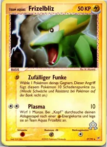 Pokémon-Karte Frizelbliz 27/95 EX Team Magma vs Team Aqua
