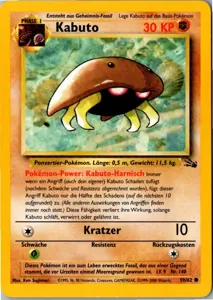 Pokémon-Karte Kabuto 50/62 Fossil
