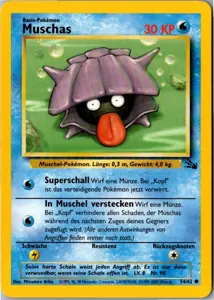 Pokémon-Karte Muschas 54/62 Fossil