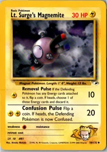 Pokémon-Karte Lt. Surge's Magnemite 50/132 Gym Heroes