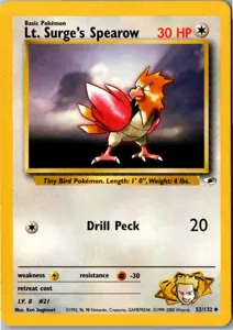 Lt. Surge's Spearow Exemplar 3,95 €