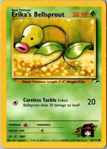 Pokémon-Karte Erika's Bellsprout 76/132 Gym Heroes