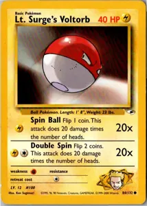 Lt. Surge's Voltorb Exemplar 4,95 €