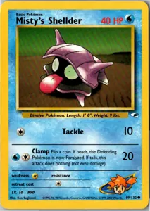 Pokémon-Karte Misty's Shellder 89/132 Gym Heroes
