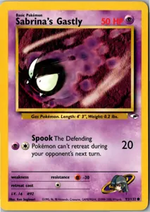 Pokémon-Karte Sabrina's Gastly 93/132 Gym Heroes