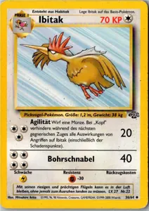 Pokémon-Karte Ibitak 36/64 Dschungel