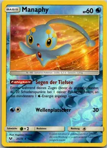 Pokémon-Karte Manaphy 25/73 Schimmernde Legenden