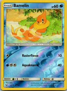 Pokémon-Karte Bamelin 22/73 Schimmernde Legenden