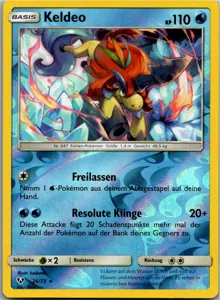 Pokémon-Karte Keldeo 26/73 Schimmernde Legenden
