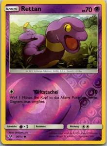 Pokémon-Karte Rettan 36/73 Schimmernde Legenden