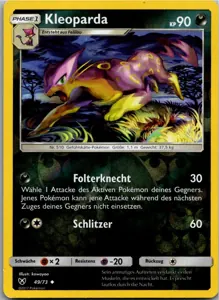 Pokémon-Karte Kleoparda 49/73 Schimmernde Legenden