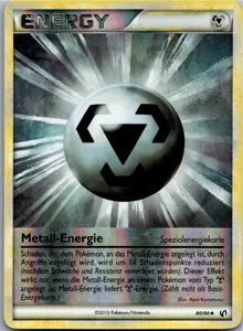 Pokémon-Karte Metall-Energie 80/90 Unerschrocken