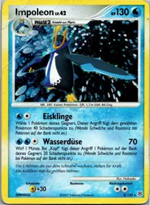 Pokémon-Karte Impoleon 4/130 Diamant & Perl