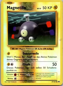 Pokémon-Karte Magnetilo 37/108 Evolution