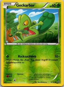 Pokémon-Karte Geckarbor 6/160 Protoschock