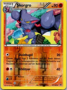 Pokémon-Karte Skorgro 37/108 Drachenleuchten