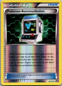Pokémon-Karte Pokémon-Kommunikation 099/114 Schwarz & Weiß