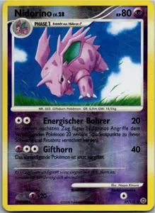 Pokémon-Karte Nidorino 57/132 Rätselhafte Wunder