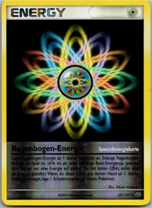 Pokémon-Karte Regenbogen-Energie 121/127 Platin