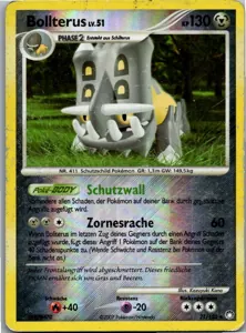 Pokémon-Karte Bollterus 21/123 Geheimnisvolle Schätze