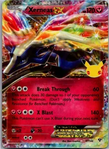 Pokémon-Karte Xerneas EX 97/146 Celebrations Klassische Kollektion