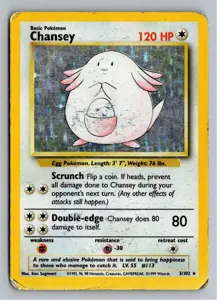 Pokémon-Karte Chansey Chaneira 3/102 Grundset
