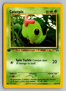 Pokémon-Karte Caterpie Raupy 53/75 Neo Entdeckung