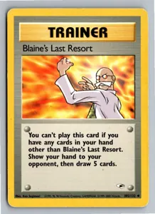 Pokémon-Karte Blaine's Last Resort 105/132 Gym Heroes