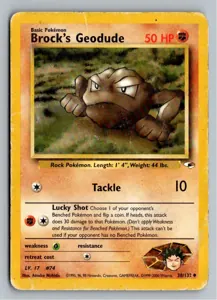 Pokémon-Karte Brock's Geodude 38/132 Gym Heroes