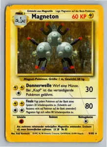 Pokémon-Karte Magneton 9/102 Grundset