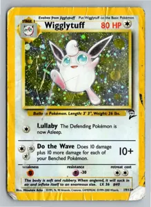 Pokémon-Karte Wigglytuff Knuddeluff 19/130 Base Set 2