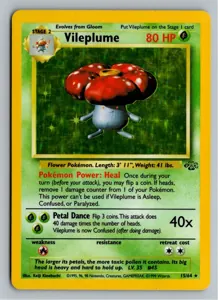 Pokémon-Karte Vileplume Giflor 15/64 Dschungel