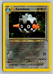 Pokémon-Karte Forretress Forstellka 2/75 Neo Entdeckung