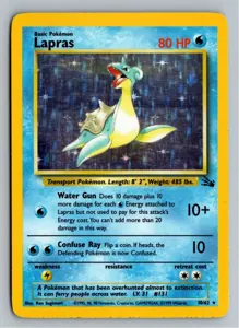 Pokémon-Karte Lapras 10/62 Fossil