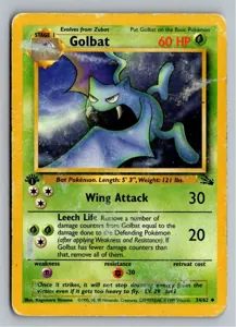 Pokémon-Karte Golbat 34/62 Fossil