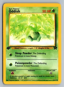 Pokémon-Karte Oddish Myrapla 63/82 Team Rocket