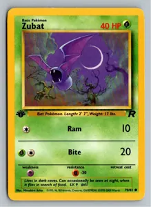 Pokémon-Karte Zubat 70/82 Team Rocket