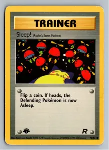 Pokémon-Karte Sleep! Schlaf! 79/82 Team Rocket