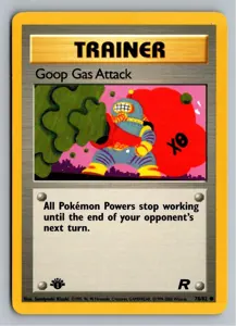 Pokémon-Karte Goop Gas Attack Uhu-Gasangriff 78/82 Team Rocket