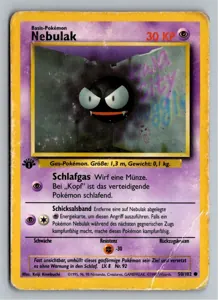 Pokémon-Karte Nebulak 50/102 Grundset