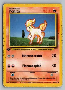 Pokémon-Karte Ponita 60/102 Grundset