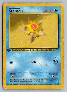 Pokémon-Karte Sterndu 65/102 Grundset