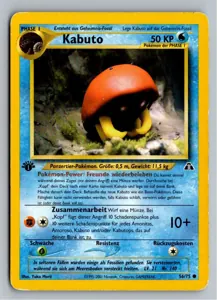 Pokémon-Karte Kabuto 56/75 Neo Entdeckung